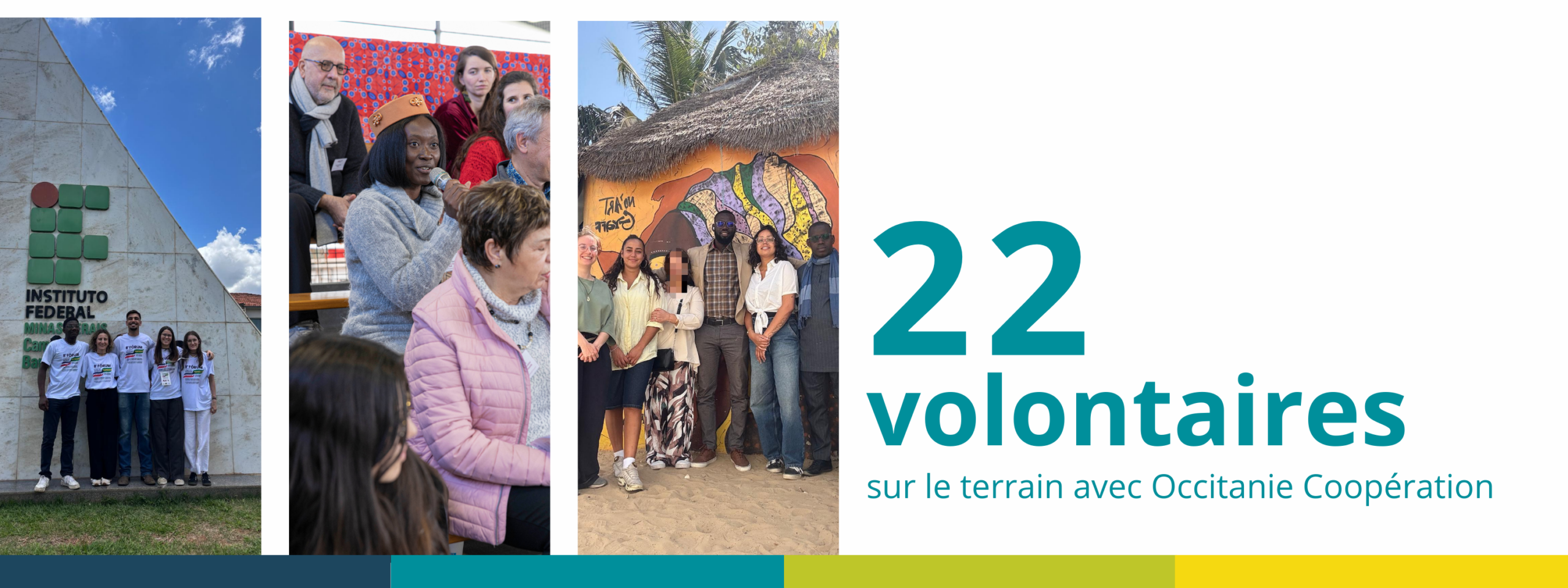 22 volontaires sur le terrain avec Occitanie Coopération