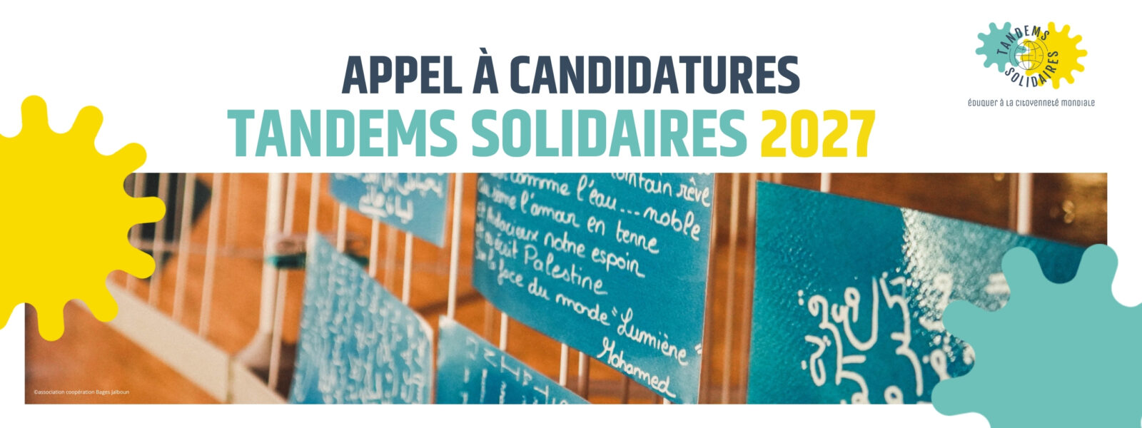 Appel à candidatures Tandems Solidaires 2027